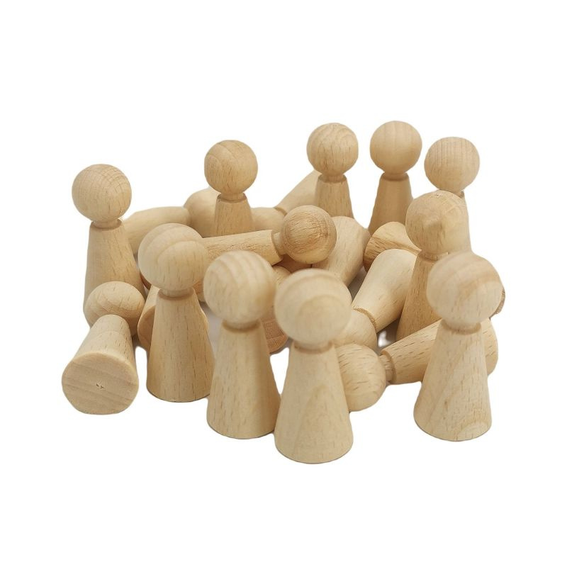 Dřevěné figurky 36mm (20ks)