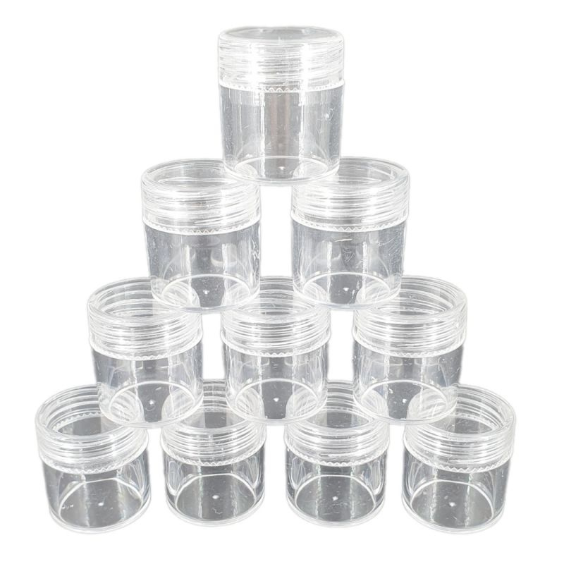 Skladovací plastová krabička 2,5x2,8cm (10ks)