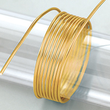 Hliníkový drát kulatý 2mm x 5m 42g zlatý