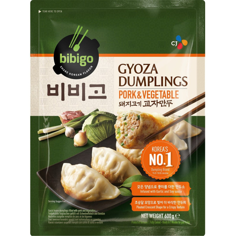Bibigo Gyoza knedlíčky plněné vepřovým masem a zeleninou