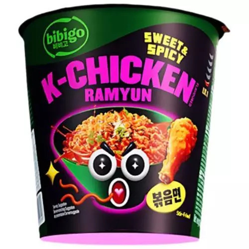 BIBIGO k-chicken flavoured ramyun sweet & spicy 98g