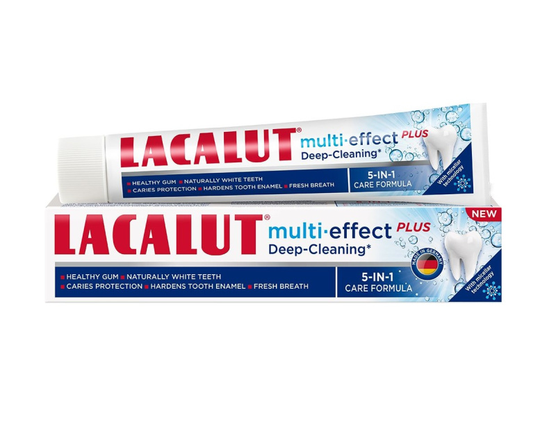 Lacalut Multi effect Plus micelár.zubní pasta 75ml
