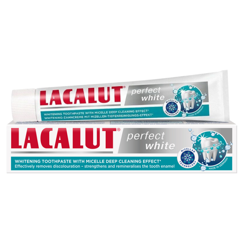 LACALUT Perfect White Micelární zubní pasta 75 ml