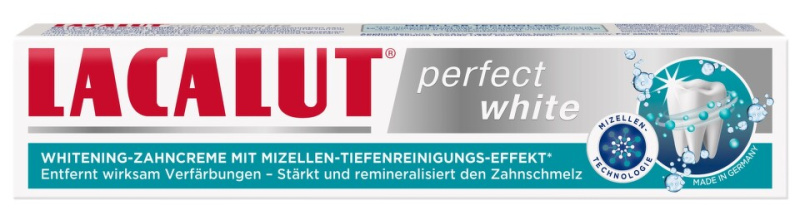 LACALUT Perfect White Micelární zubní pasta 75 ml