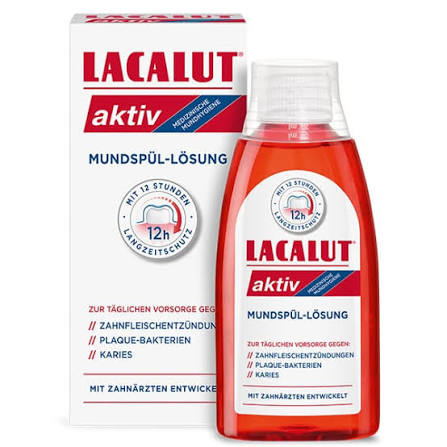 Lacalut Ústní voda Aktiv Mouthwash 300 ml