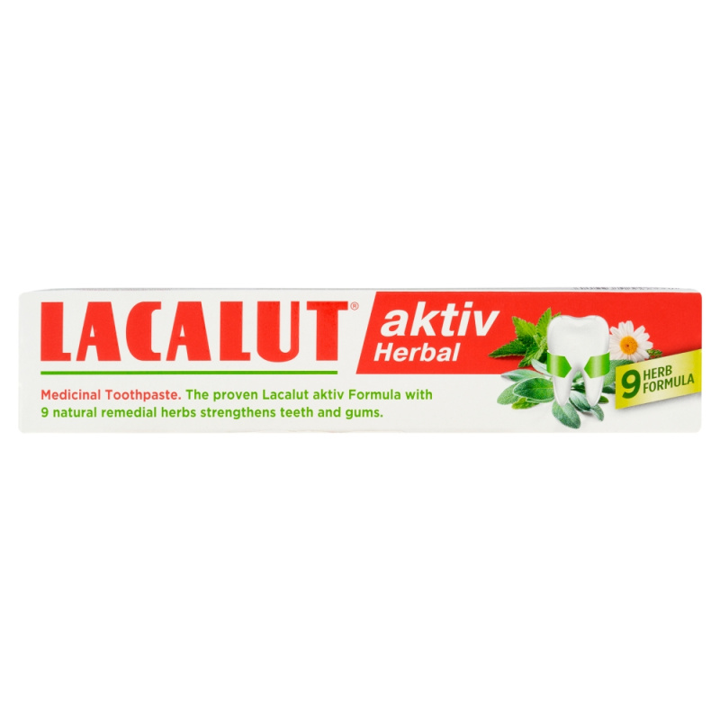 Lacalut Aktiv Herbal zubní pasta 75 ml
