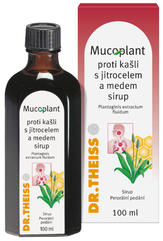 MUCOPLANT Jitrocelový sirup s medem 100 ml