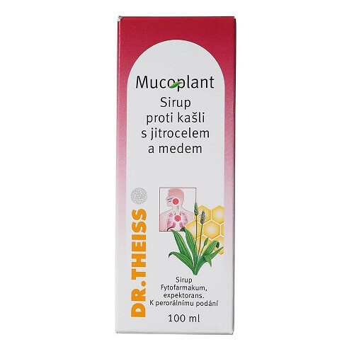 MUCOPLANT Jitrocelový sirup s medem 100 ml