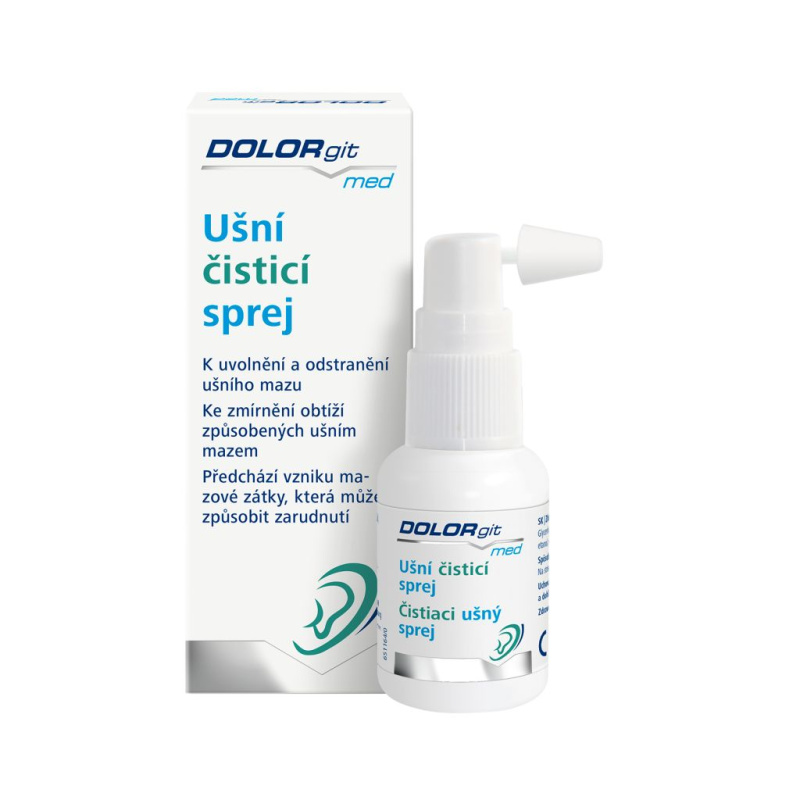 DOLORgit med ušní čistící sprej 20 ml