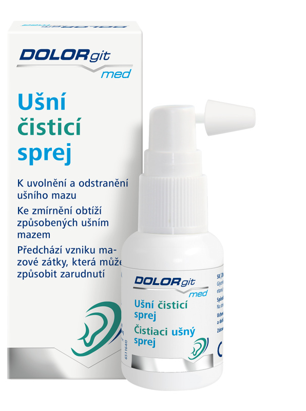 DOLORgit med ušní čistící sprej 20 ml