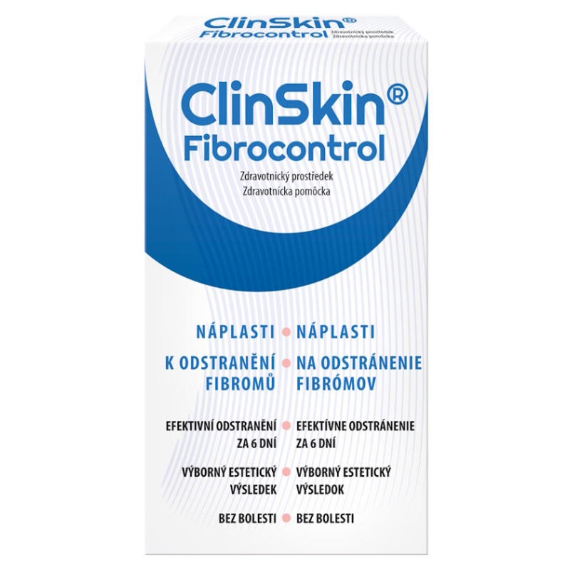 CLINSKIN Fibrocontrol náplasti k odstranění fibromů 3 kusy
