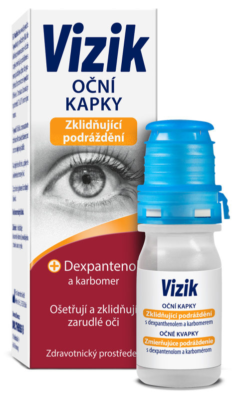 Vizik oční kapky zklidňující podráždění 10ml