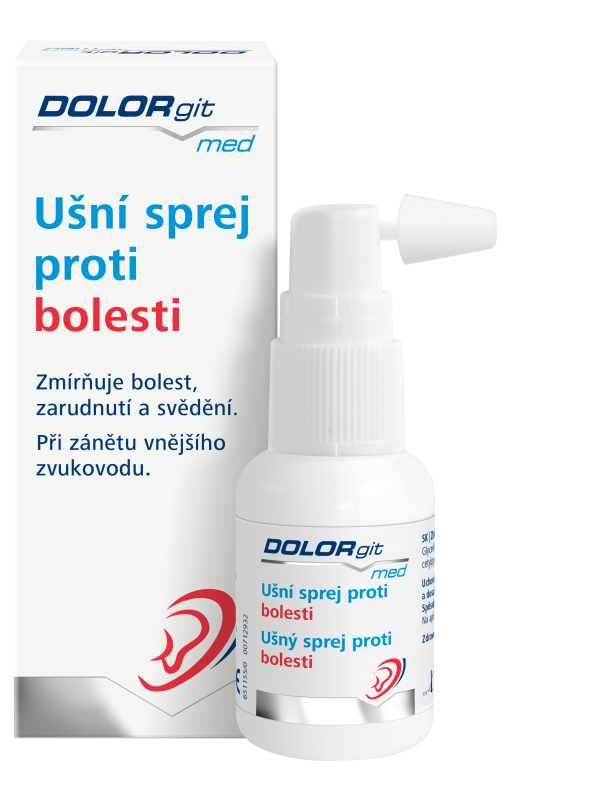 DOLORGIT Med ušní sprej proti bolesti 20 ml