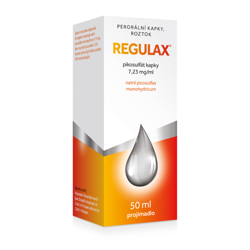 REGULAX PIKOSULFÁT 7,23MG/ML POR GTT SOL 1X50ML