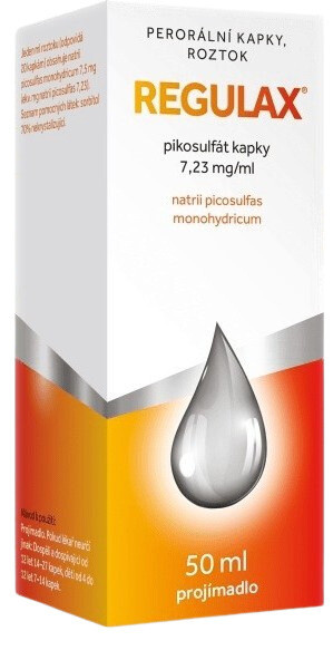REGULAX PIKOSULFÁT 7,23MG/ML POR GTT SOL 1X50ML
