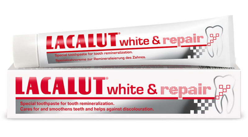 Lacalut White & Repair zubní pasta pro obnovení zubní skloviny 75 ml