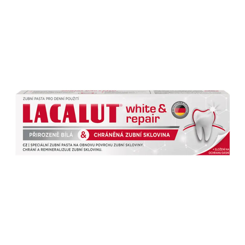 Lacalut White & Repair zubní pasta pro obnovení zubní skloviny 75 ml