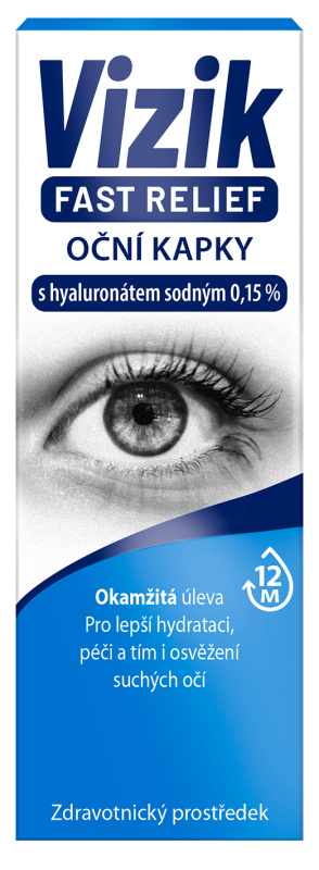 Vizik Fast Relief oční kapky 10ml