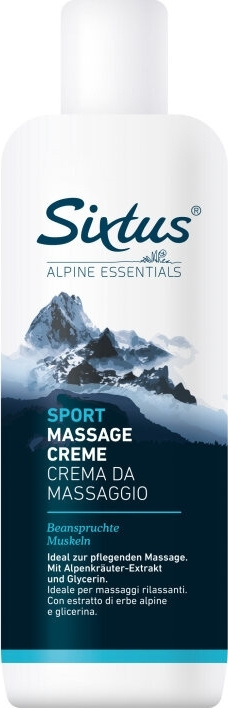 SIXTUS SPORT MASSAGE CREAM (krém masážní), 500 ml