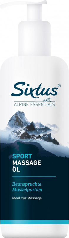 SIXTUS SPORT MASSAGE OIL (olej masážní), 500 ml