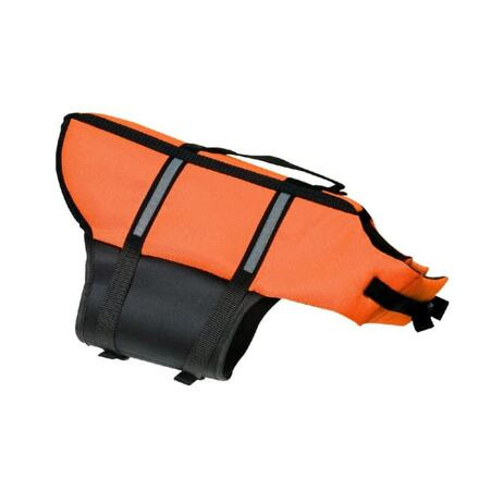 Vesta plavací Dog oranžová XL