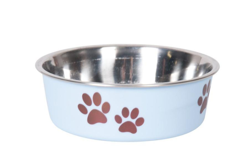 Miska nerezová s plastovým opláštěním modrá 14cm 0,5l