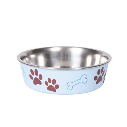 Karlie Miska nerezová s plastovým opláštěním modrá 21cm 1500ml