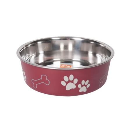 Karlie Miska nerezová s plastovým opláštěním červená 23cm 2200ml