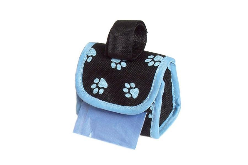 Pouzdro nylon KAR+sáčky 2x20ks černo-modré