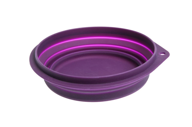 Karlie Cestovní miska silikonová růžová 500ml