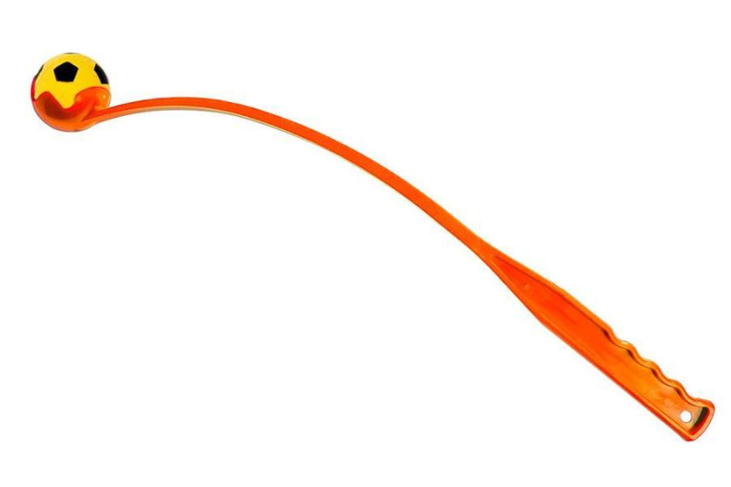 Karlie vrhač míčků oranžový 64cm