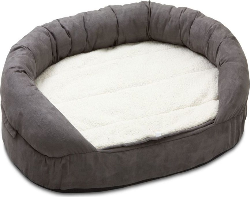 Karlie Orthobed ortopedický pelech pro psy oválný šedý 100x65x24cm