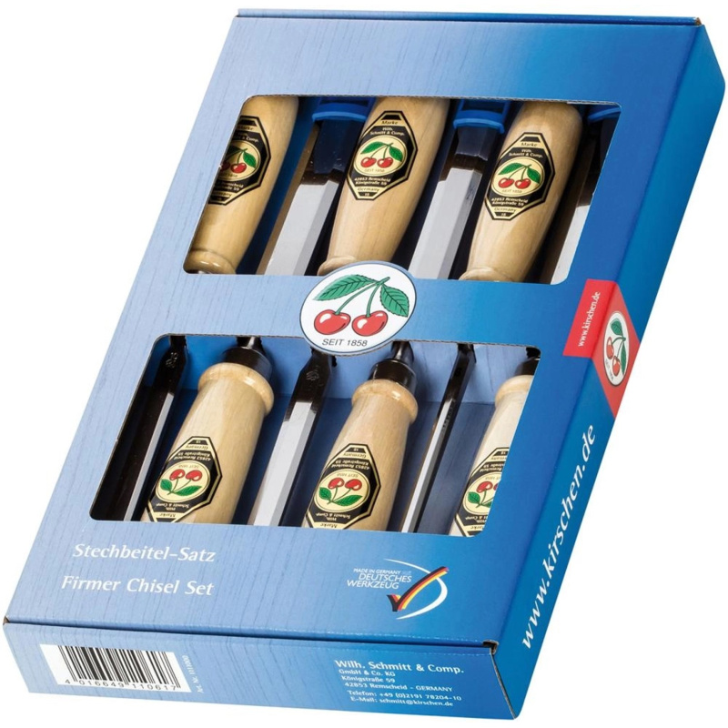 Kirschen Sada tvrdších dlát s bočními fazetami, 6dílná