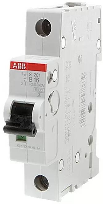 Jistič ABB System pro M S201 B16A / 10 ks / IP20 / bílá Varianta: ivi1