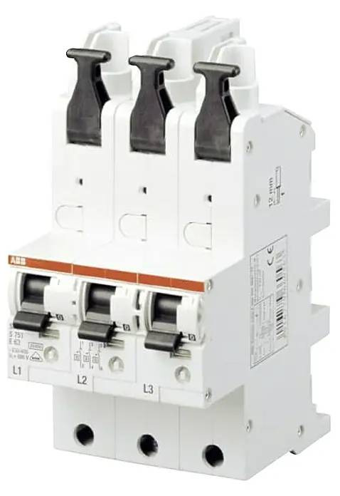 Jistič ABB S751/3-E50 / 25 kA / 50 A / bílá Varianta: ivi1