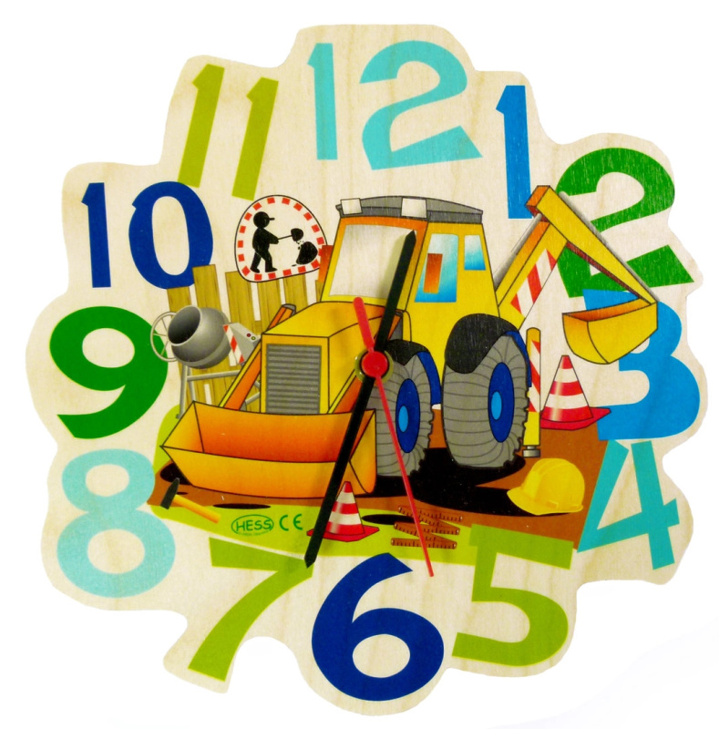 Hess dětské hodiny bagr