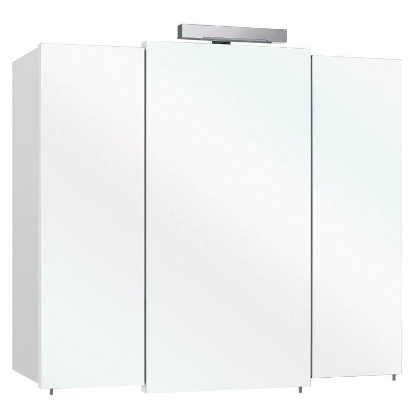 Pelipal Zrcadlová skříňka s LED osvětlením Quickset 312, bílá, 20 x 73 x 83 cm