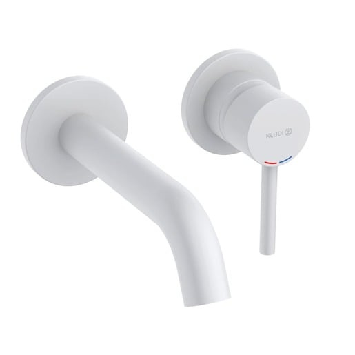 Kludi Bozz umyvadlová baterie bez podomítkového tělesa bílá matná 382 445 376
