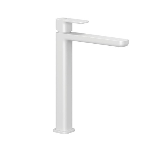 Kludi Renon vysoká umyvadlová baterie bez výpusti matná bílá 422 985 375