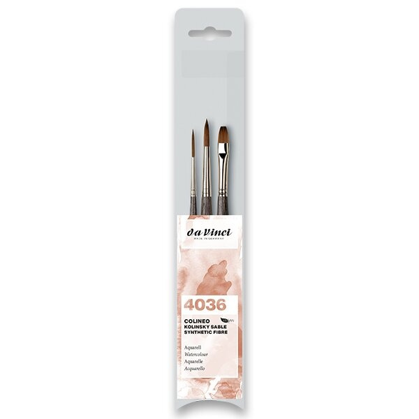 Sada štětců da Vinci Colineo Synthetics souprava, 3 ks da Vinci