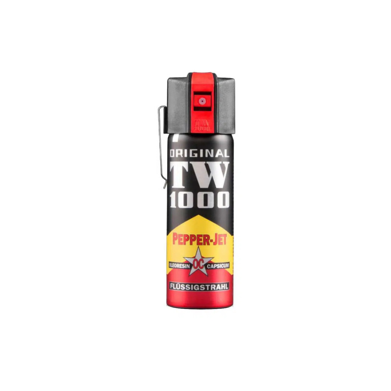 TW1000 Pepřový sprej Jet Classic s uzávěrem a klipem 63 ml