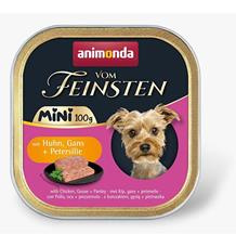 ANIMONDA paštika Vom Feinsten MINI - kuře, husa, petržel pro psy 100g