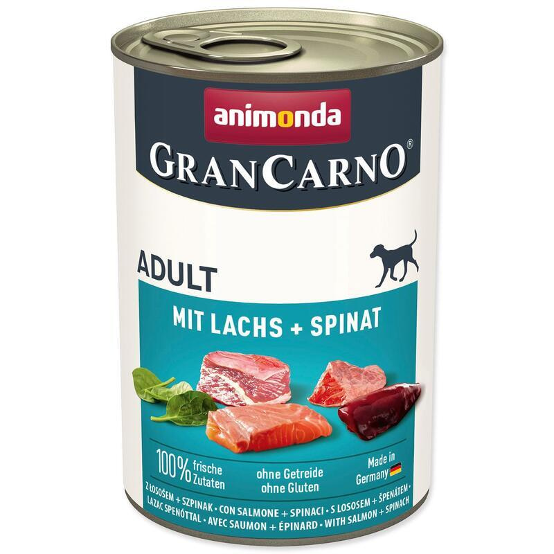 GRANCARNO Adult -s lososem a špenátem 400 g