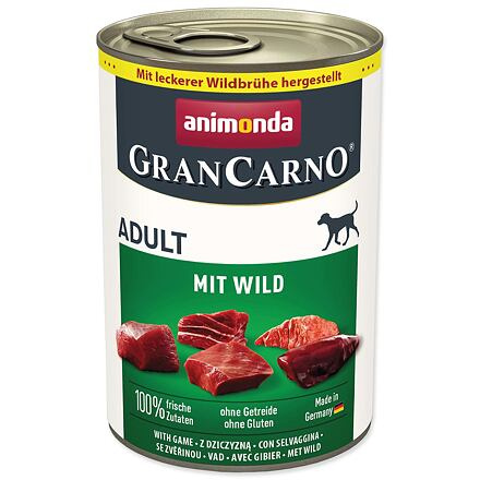 GRANCARNO Adult - se zvěřinou 6x400g
