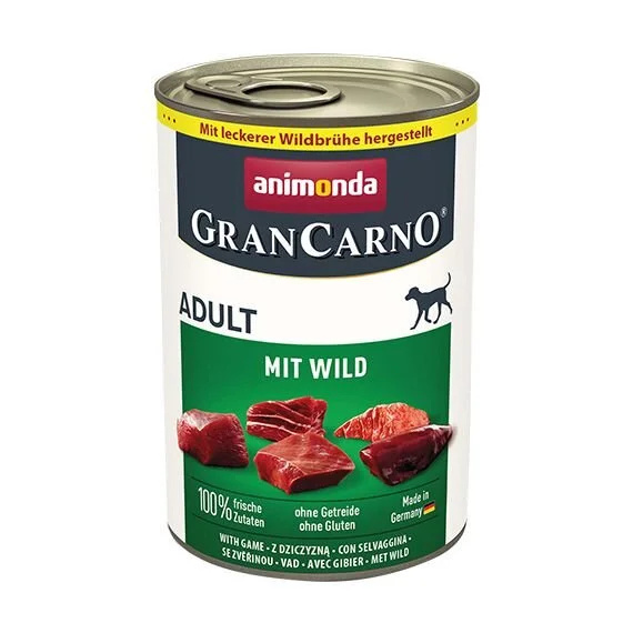 GRANCARNO Adult - se zvěřinou 6x400g