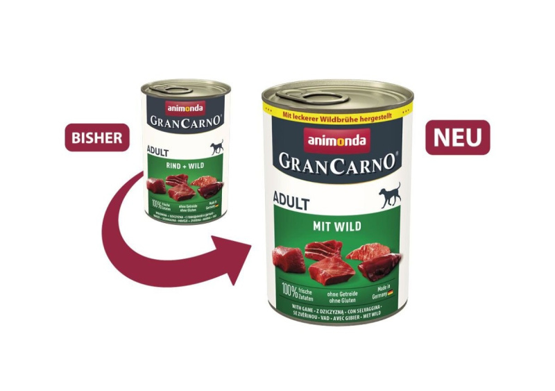 GRANCARNO Adult - se zvěřinou 6x400g