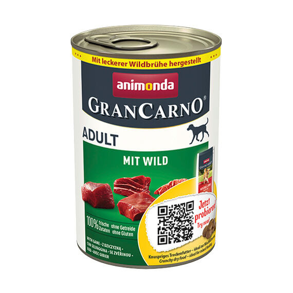 GRANCARNO Adult - se zvěřinou 6x400g