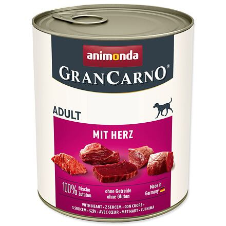 GRANCARNO Adult - se srdcem 800 g