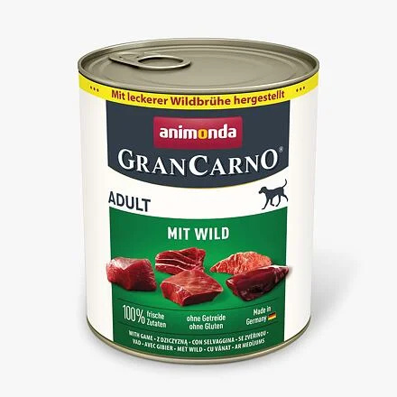 GRANCARNO Adult - se zvěřinou 800g
