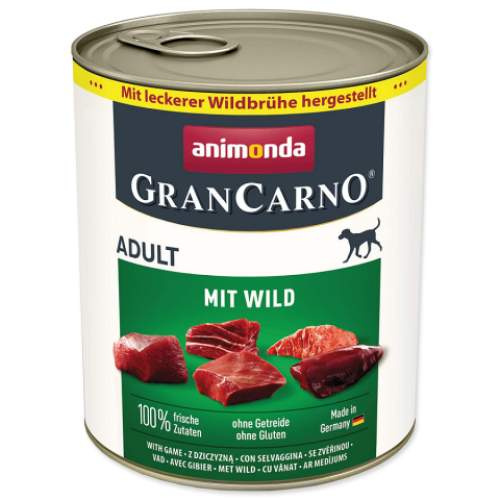 GRANCARNO Adult - se zvěřinou 800g